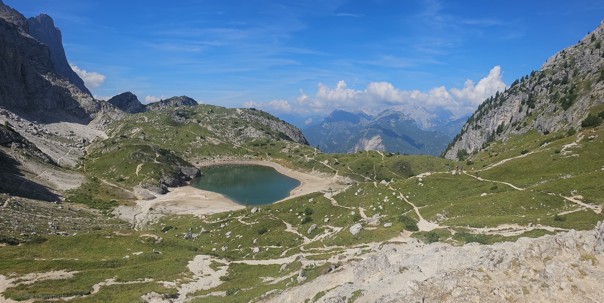 Lago Coldai beneath the Civetta massif