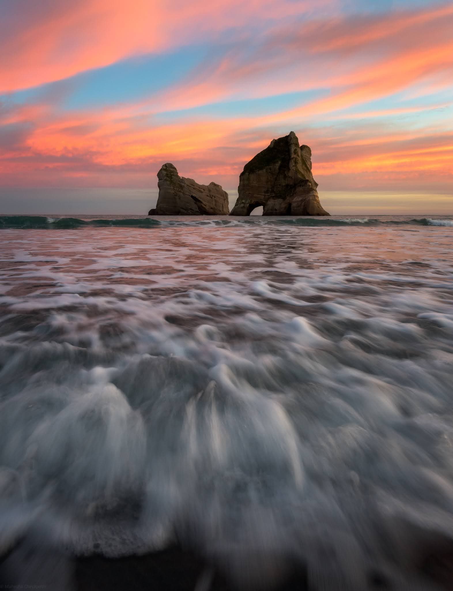 Sunrise at Wharariki Beach — photo 6